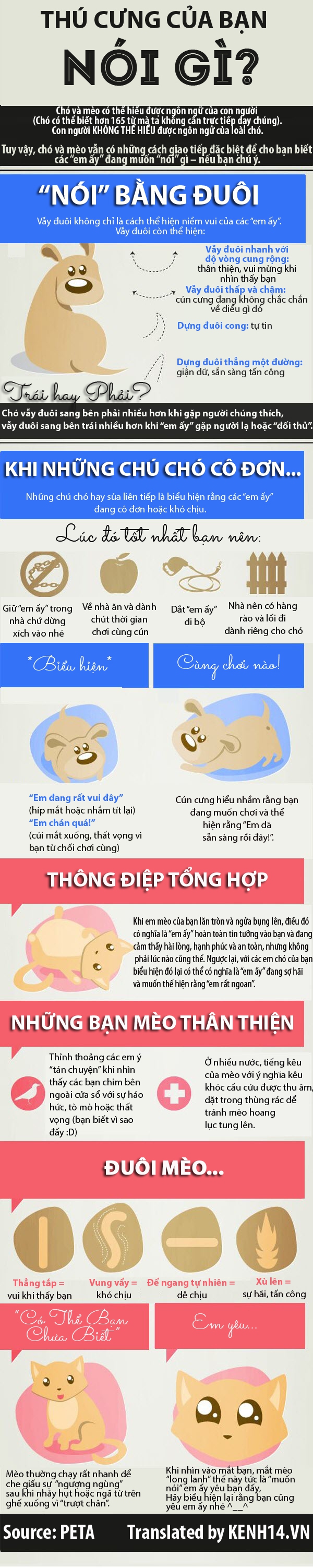 Học ngôn ngữ chó mèo qua tranh vẽ dễ thương 1