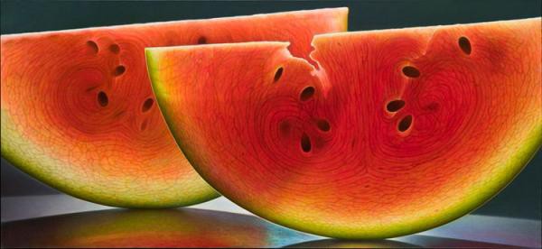 Nghệ thuật vẽ tranh hoa quả "cắt lát" y hệt ảnh chụp 3