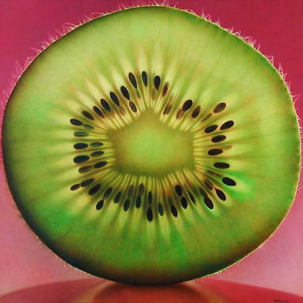 Nghệ thuật vẽ tranh hoa quả "cắt lát" y hệt ảnh chụp 9