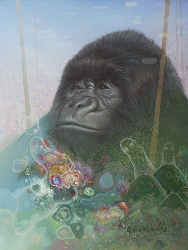 "Thế giới thần tiên" trong tranh vẽ động vật đáng yêu 8