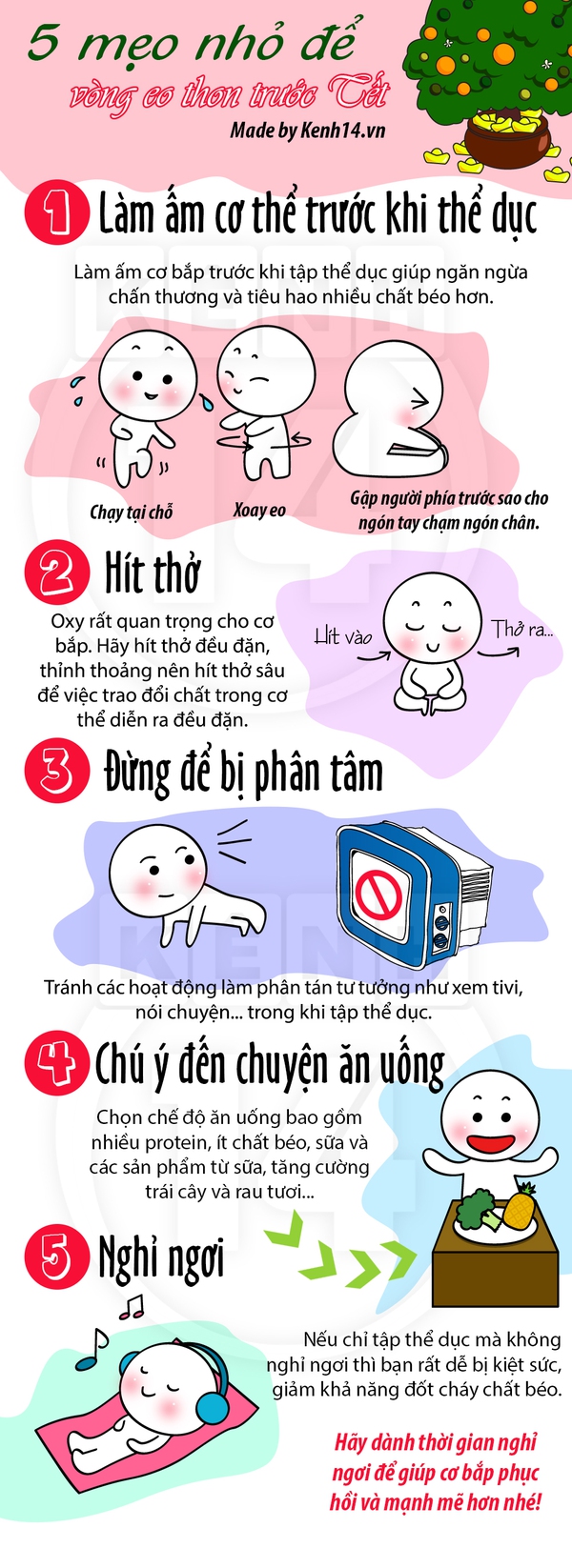 5 mẹo nhỏ giúp vòng eo thon gọn trước Tết 1