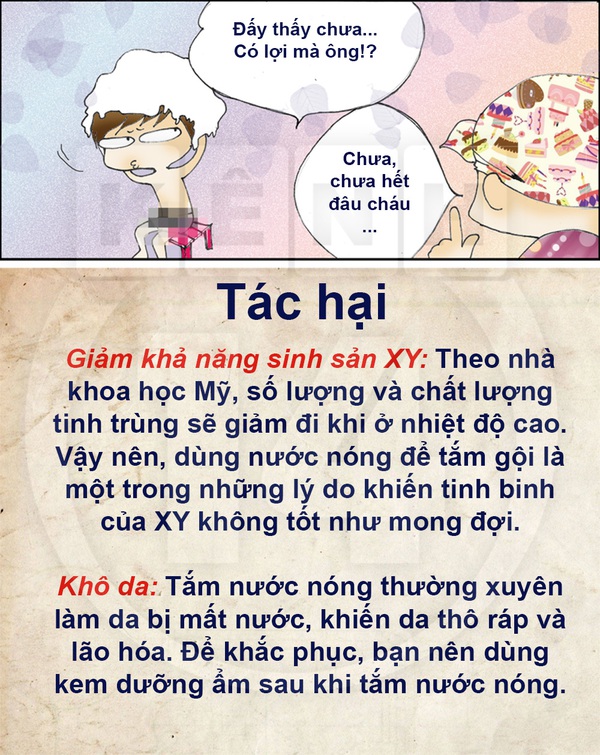 Tắm nước nóng cũng ảnh hưởng "đủ loại" đến sức khỏe 3