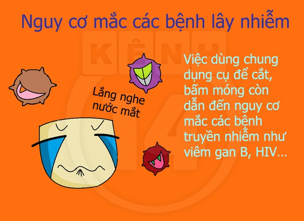 Những mối nguy "đáng gờm" khi sơn móng tay 4