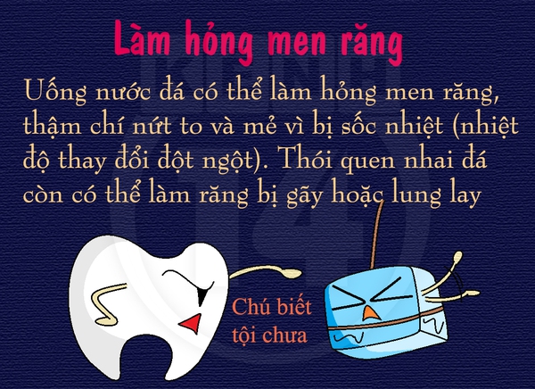 Ảnh hưởng sức khỏe với sở thích uống nước đá 2