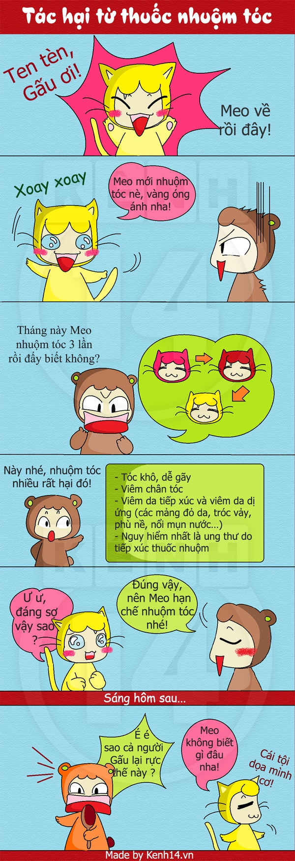 Điểm nhanh c&aacute;c t&aacute;c hại kh&oacute; tr&aacute;nh khi nhuộm t&oacute;c 1