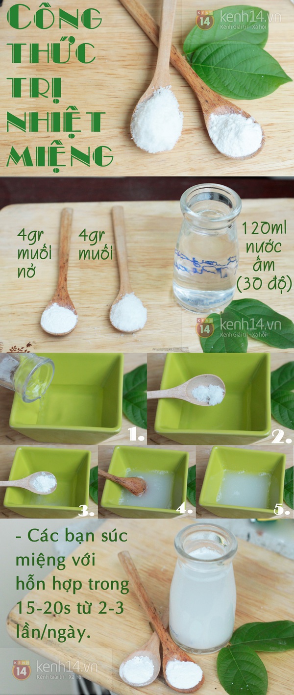 Tạm biệt nhiệt miệng với nước s&uacute;c miệng tự chế 1