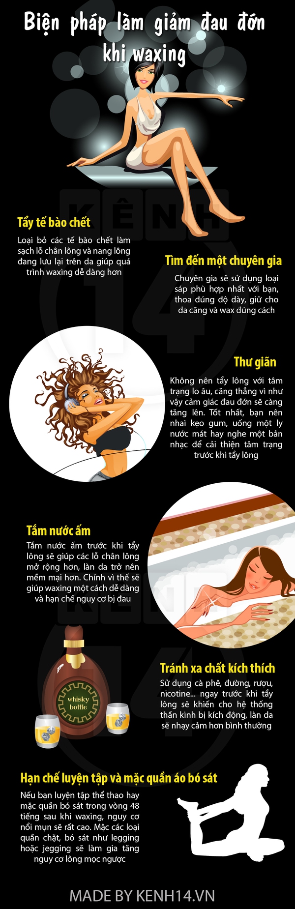 Biện pháp làm giảm đau đớn khi waxing 1