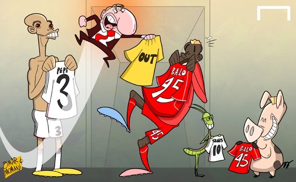 Biếm họa Suarez trước và sau trận siêu kinh điển 10