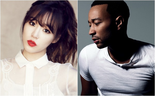 John Legend mời Tiffany (SNSD) hát chung tại "MAMA 2014" 1