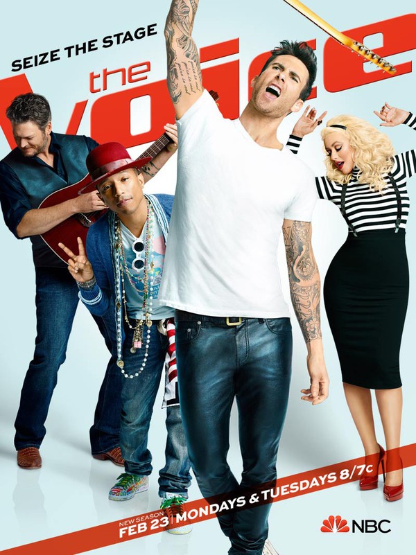 Christina Aguilera trở lại, bay tr&ecirc;n kh&ocirc;ng tại "The Voice US" 1