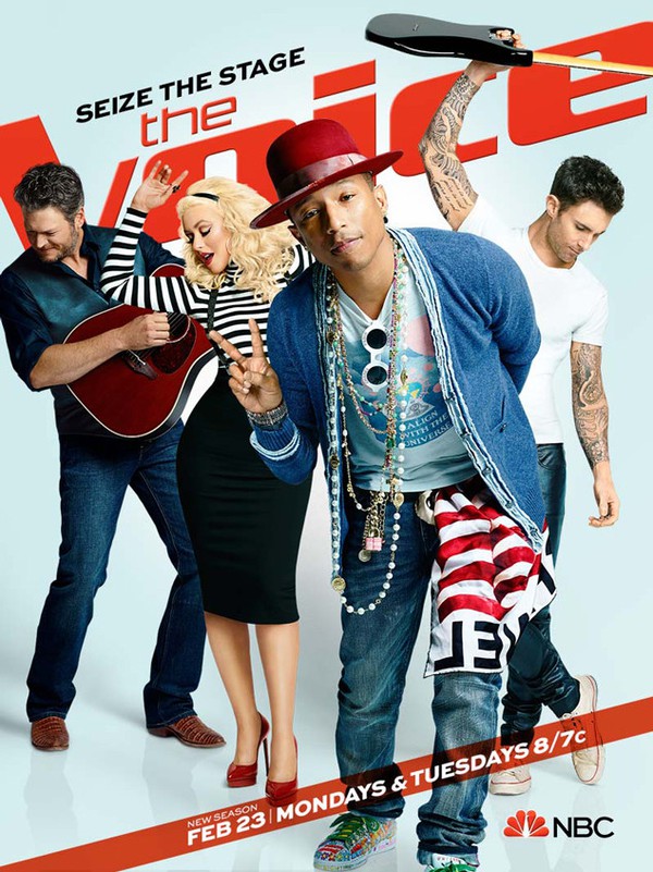 Christina Aguilera trở lại, bay tr&ecirc;n kh&ocirc;ng tại "The Voice US" 4