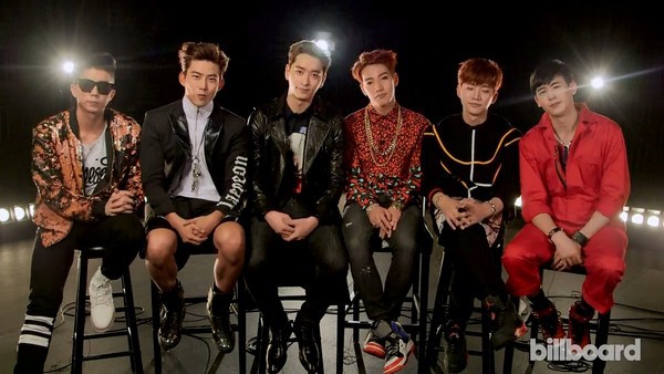 2PM khoe 5 hit "ruột" với Billboard 1
