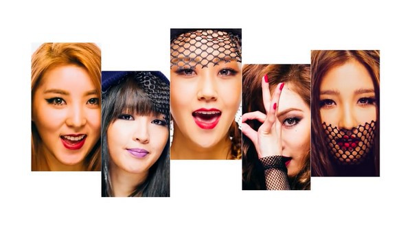 4Minute gh&eacute;p... mặt loạn xạ c&aacute;c th&agrave;nh vi&ecirc;n 7