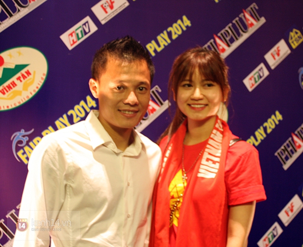 Thành Lương, Xuân Trường, Tuấn Anh mộc mạc đi nhận giải Fair Play 2014 1