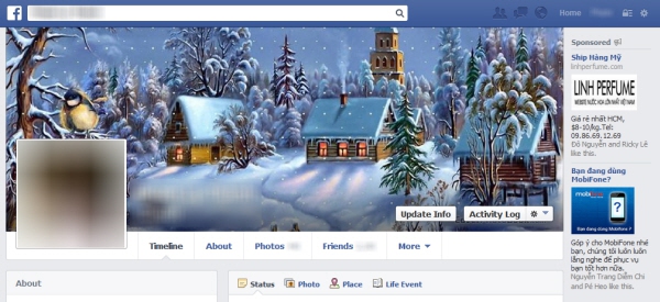 Trang hoàng Facebook đón Noel 3