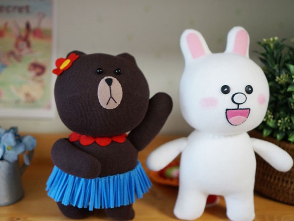 May gấu Brown và thỏ Cony từ tất cực đáng yêu 14