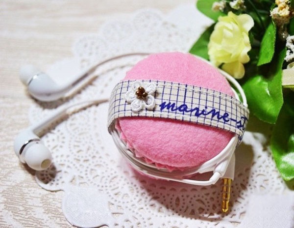 May chiếc túi hình bánh macaron giữ tai nghe cực kì đáng yêu 8