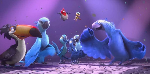 Vẹt Blu tưng bừng nhảy Samba trong "Rio 2" 1