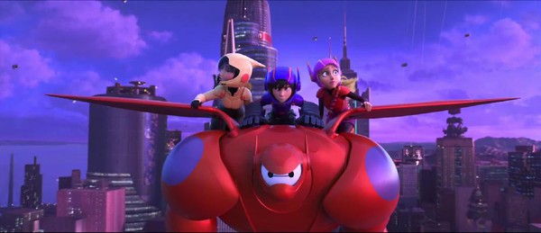 Anh hùng "Big Hero 6" sợ độ cao khi bay lơ lửng trên trời 1