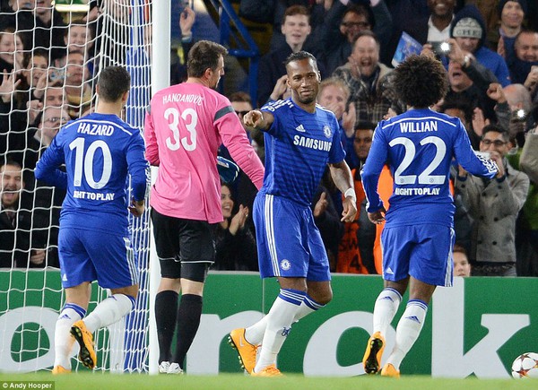 Drogba có thể đá chính ở trận đại chiến với Manchester United 3