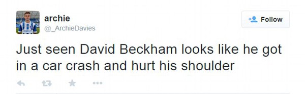 David Beckham và con trai cả gặp tai nạn ô tô 2