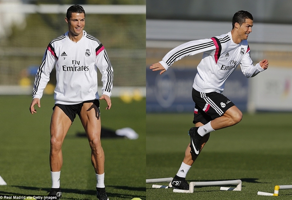 Ronaldo cố tình vén quần khoe chân cuồn cuộn cơ bắp 3
