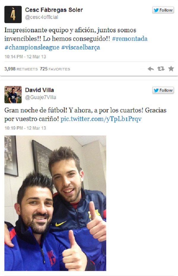 Các cầu thủ Barca hân hoan ăn mừng trên mạng xã hội 4