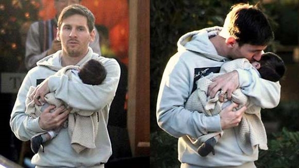 Messi xăm hình con trai lên cơ thể 3