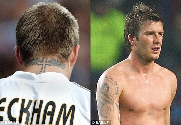 Nghi án Beckham lại xăm hình mới 7