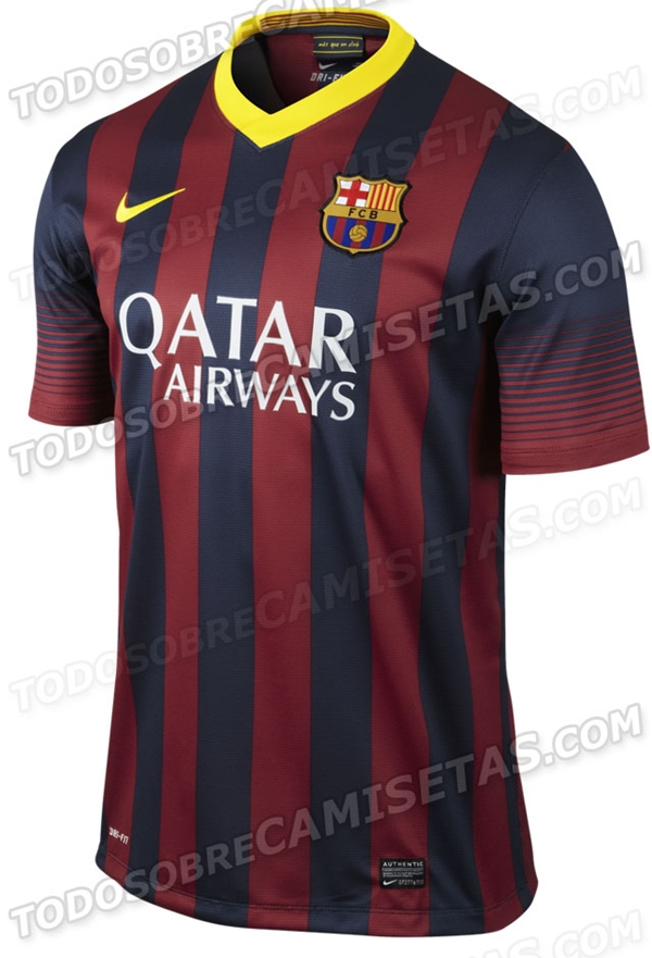 Hé lộ mẫu áo thi đấu sân nhà của Barca năm sau 2