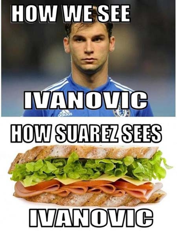 Biếm họa: Mancini bị tẩy chay, Suarez "ăn thịt" Ivanovic 5