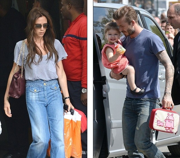 Gia đình Beckham vui chơi “tới bến” tại Paris 1