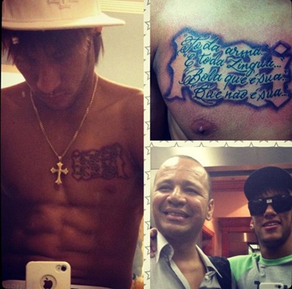 Neymar xăm h&igrave;nh mới mừng ng&agrave;y đến Barca 4