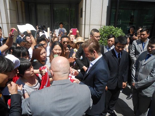 Beckham được chào đón nồng nhiệt tại Trung Quốc 2