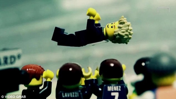 Đoạn phim thú vị về sự nghiệp của Beckham bằng đồ chơi Lego 9