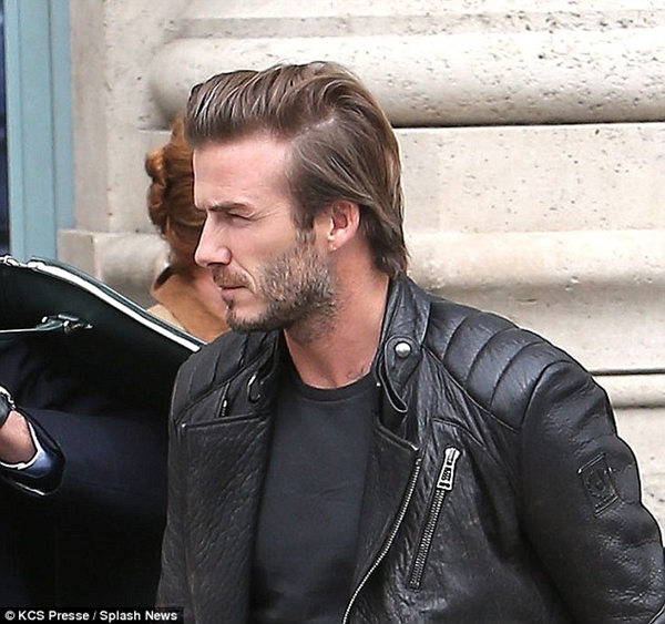 Beckham gây chú ý với mái tóc dài bất thường 3