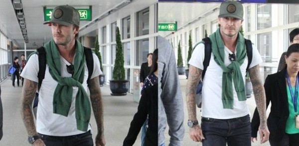 Để b&agrave; x&atilde; ở nh&agrave;, Beckham đi ăn tối v&agrave; tặng qu&agrave; người đẹp Hong Kong 1