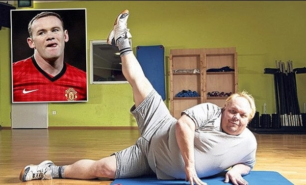 Chết cười với loạt hình ảnh béo ục ịch của Ronaldo, Gareth Bale, Van Persie 7
