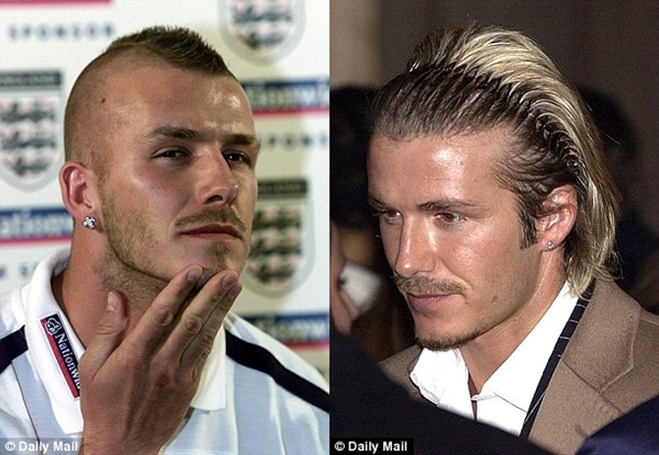 Beckham gây chú ý với mái tóc dài bất thường 7