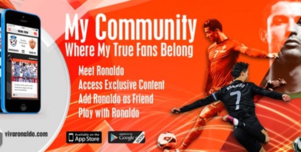 Ronaldo ra mắt trang mạng xã hội của riêng mình 2