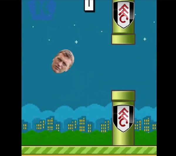 Xuất hiện Flappy Bird phiên bản… David Moyes 2