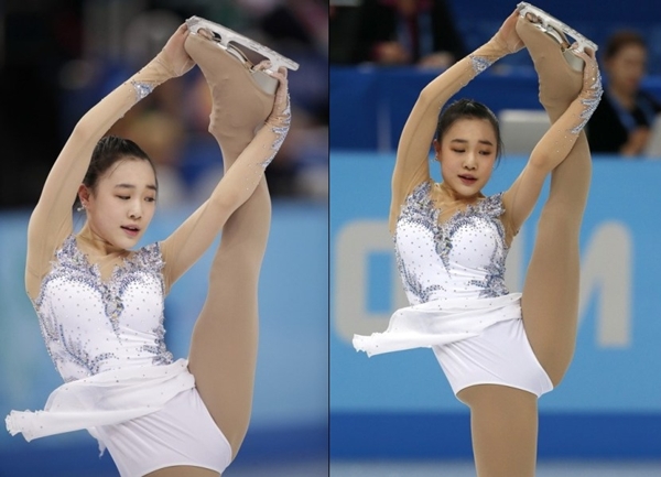 Ấn tượng với hot girl 17 tuổi của làng trượt băng Hàn Quốc 1