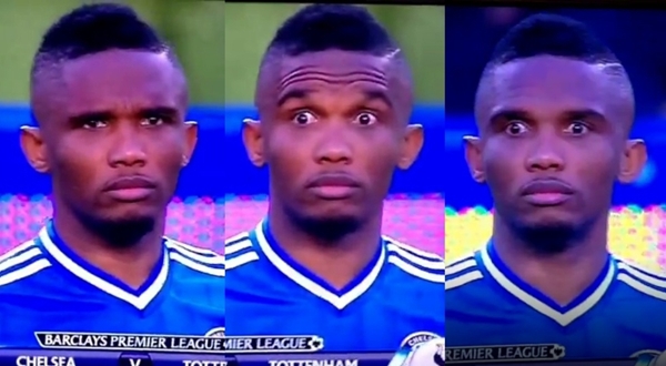 Hài hước vẻ mặt “ngáo ngơ” của Samuel Eto’o sau khi “hít” thuốc 1