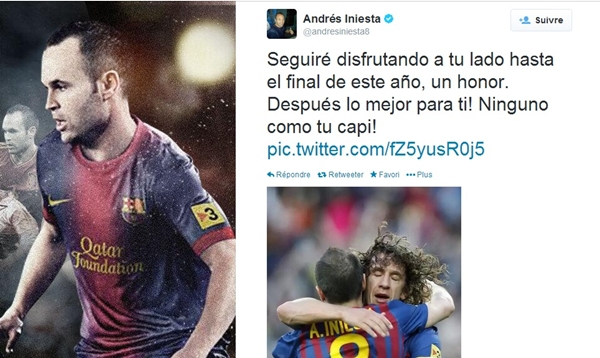 Cầu thủ Barca "rưng rức" sau quyết định chia tay của Carles Puyol 4