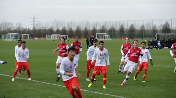 Fanpage Arsenal tiếp tục ca ngợi U19 Việt Nam bằng đoạn video ngắn 4