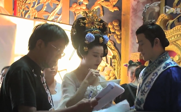 Hậu trường "độc" của Phạm Băng Băng trên phim trường "Võ Tắc Thiên" 6