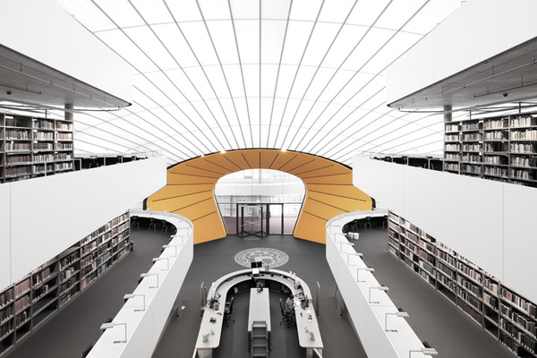 Thư viện tuyệt đẹp ở Berlin được thiết kế như bộ não người 1