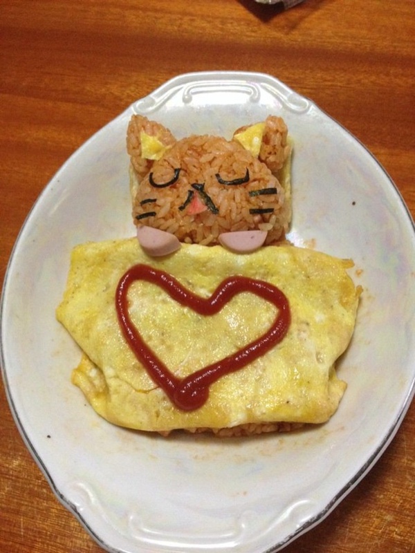 Chiêm ngưỡng những món Omurice được trang trí vô cùng đáng yêu  9