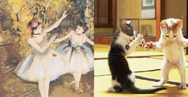 Thư giãn với 16 chú mèo tái hiện lại các tác phẩm nghệ thuật 12