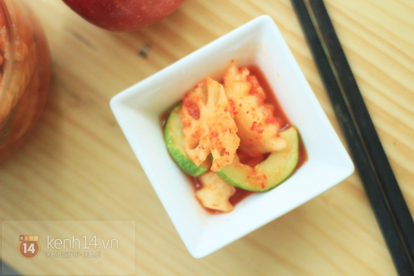 Rau củ muối siêu tốc theo phong cách kimchi 14